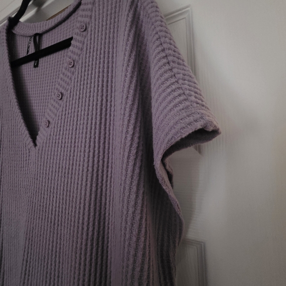 torrid Dresses & Skirts - Torrid Purple Ribbed Knit Top